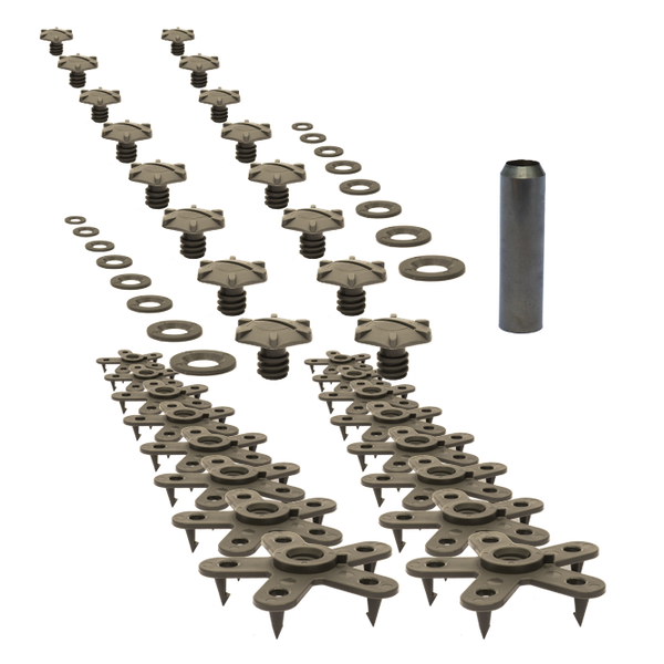 Eagle Klaw Floor Mat Fastener Kit - 4 Mats